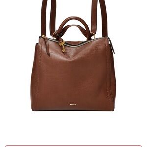 Fossil Brown Parker Leather Women's Bag